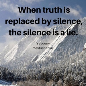 Truth replaced by silence